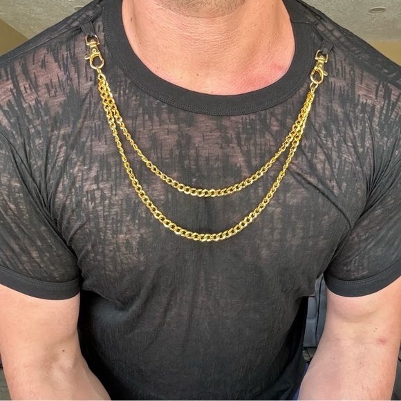 Andrew Christian Other - Men's XL Gold Chain Shirt